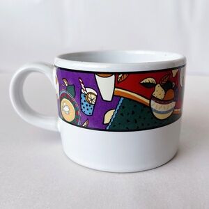 Vintage 1993 Sakura Mardi Gras Mug Sue Zipkin
